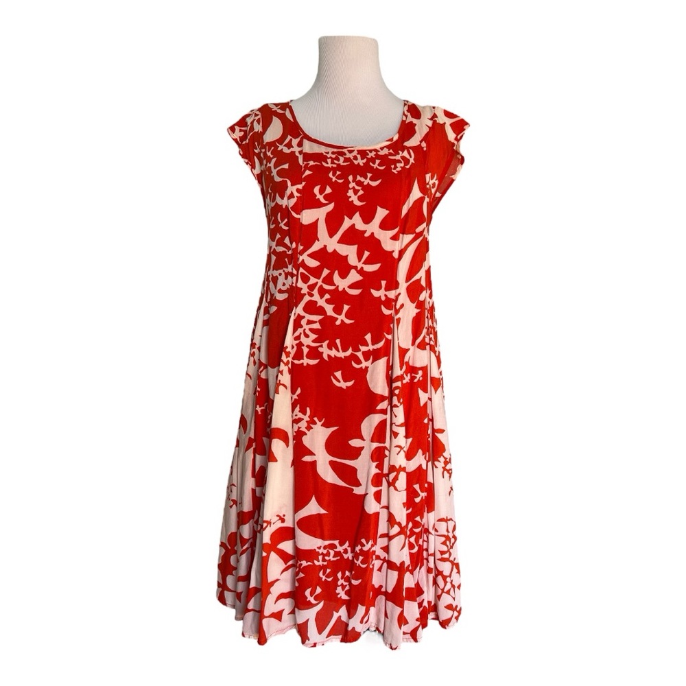 Anthropologie Maeve Indiga Bird Print Swing Dress